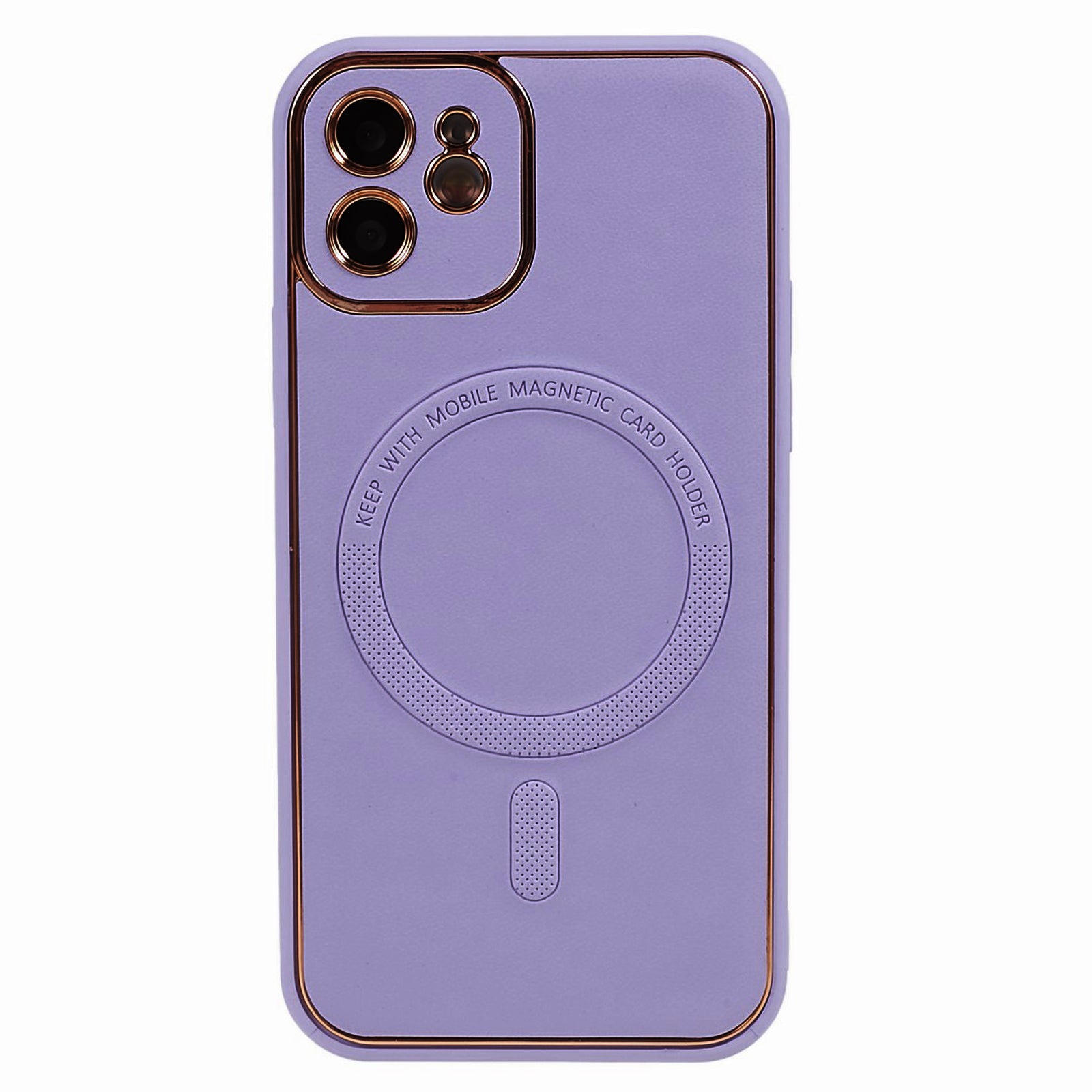 For iPhone 12 Magnetic Case Compatible with Magsafe PU Leather Coated TPU PC Electroplating Phone Cover For iPhone 12 Magnetic Case Compatible with Magsafe PU Leather Coated TPU PC Electroplating Phone Cover